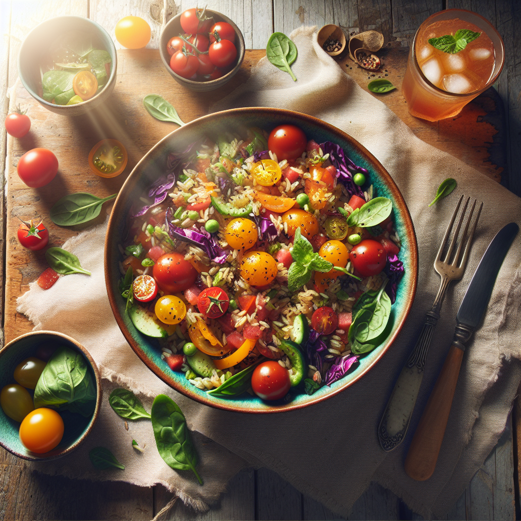 “Elevate Your Summer Meals with the Irresistible Crispy Rice Salad”
