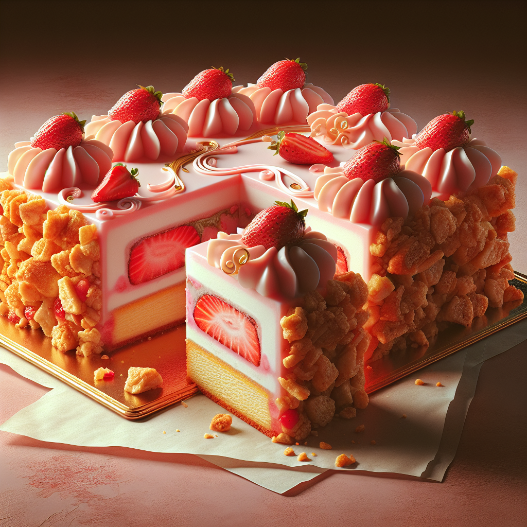 Strawberry Crunch Sheet Cake: A Nostalgic Dessert Journey