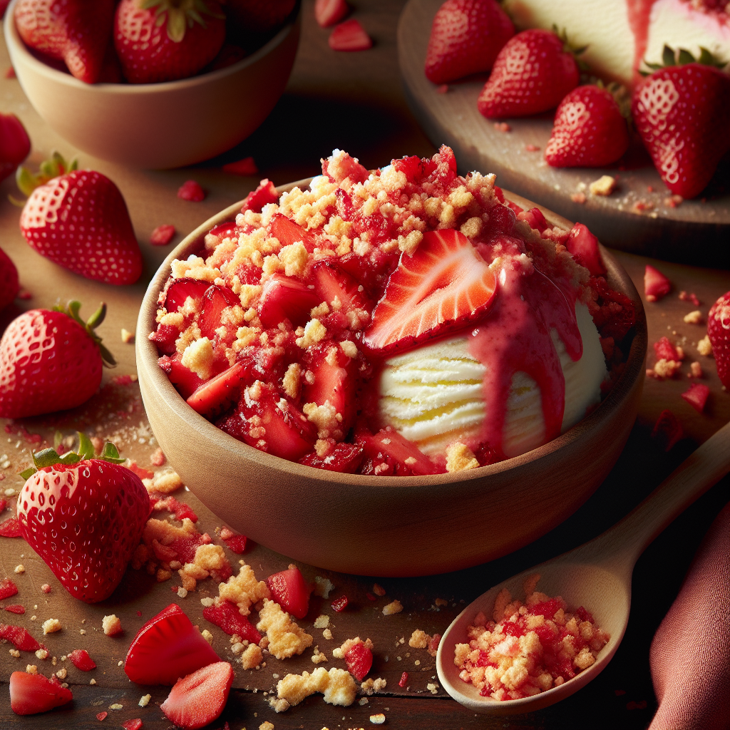 Homemade Strawberry Crunch Topping: A Delightful Twist for Your Desserts