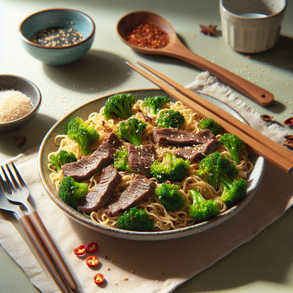 Quick and Nourishing Meals: Beef and Broccoli Noodles for New Moms