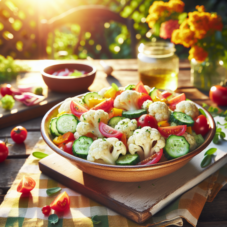 “Cauliflower Salad: Your Go-To Summer Side with Versatile Flavor”