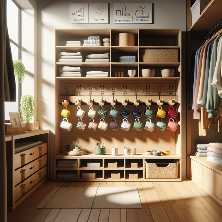 “Revamp Your Closet with an Easy Mug Hanger Hack”