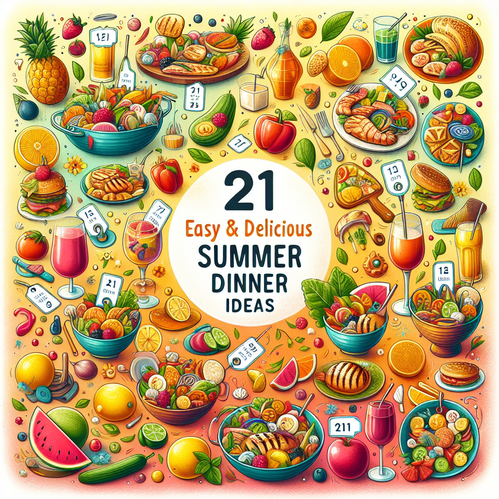 21 Easy and Delicious Summer Dinner Ideas