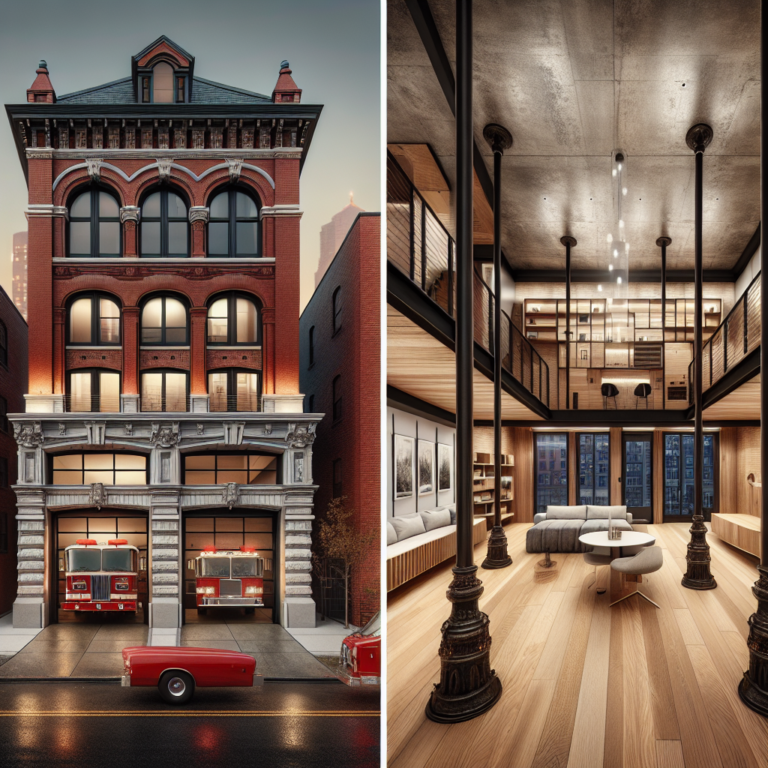 Revitalizing History: The Remarkable Makeover of a 19th Century Firehouse Home