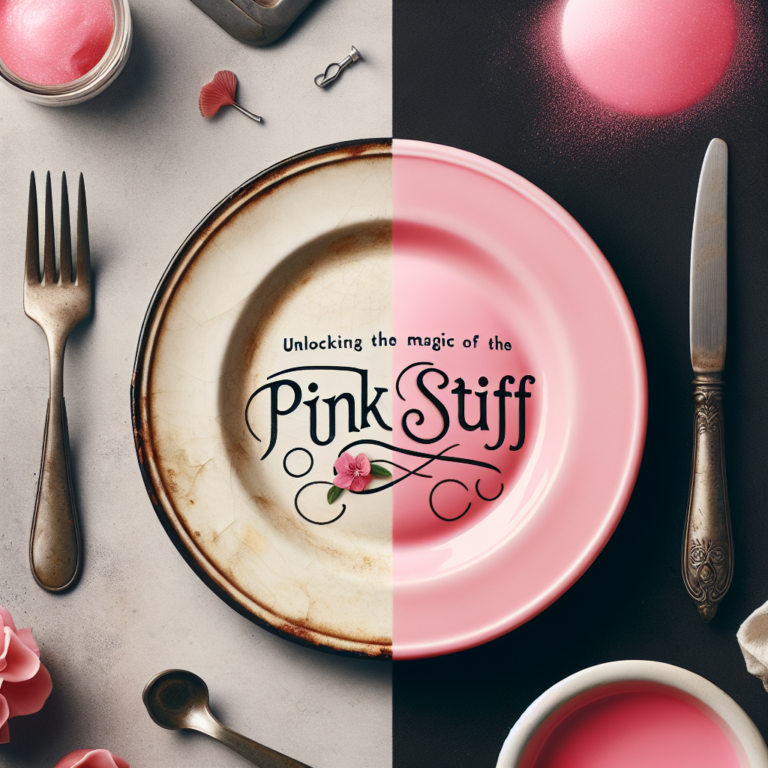 Restore Your Dinnerware: Unlocking The Magic of The Pink Stuff