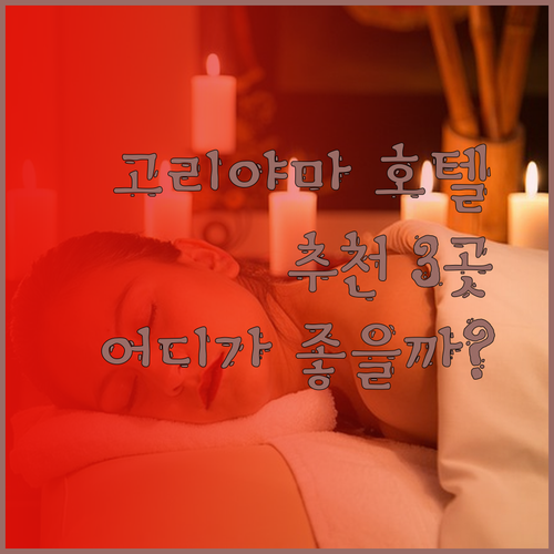 후쿠시마 고리야마 여행 호텔 추천 3곳.. 어디가 좋을까?