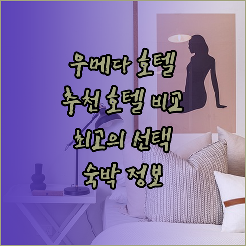 우메다역 주변 호텔 선택 기준과 추천 호텔 비교 분석