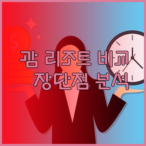 괌 플라자 리조트 홀리데이 리조트 두짓 비치 리조트 장단점 비교 분석