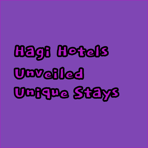 Hagi Hotels Unveiled Exploring Unique Accommodations