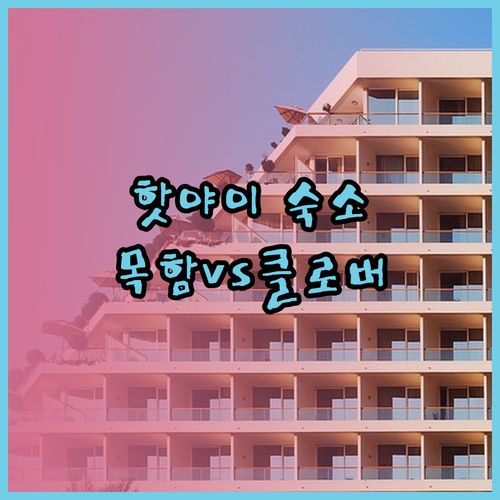 핫야이 여행 숙소 고민 해결 목함빌리지 클로버 Z슬립 비교분석