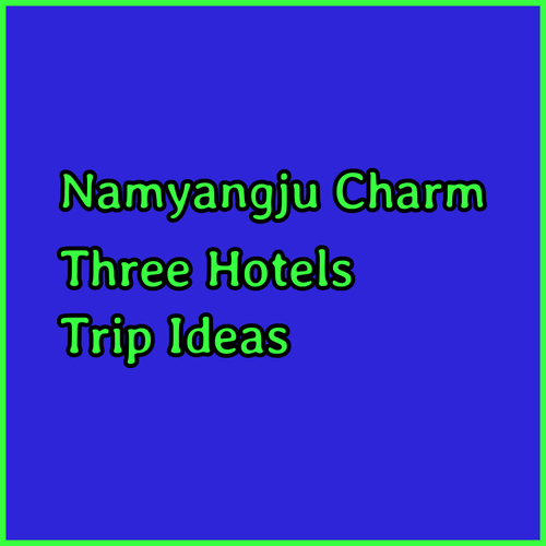 Discover the Charm of Namyangju.. Three Hotel Options for Your Next Trip!