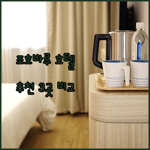 조호르바루 호텔 추천 3곳 비교분석 어디가 좋을까?