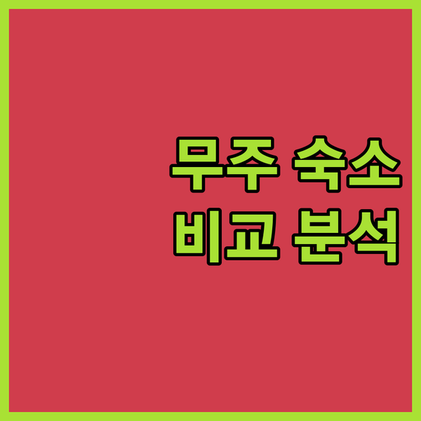 무주 설천면 숙소 추천! 리조텔, 나봄 리조트, 홀리데이 펜션 비교 분석