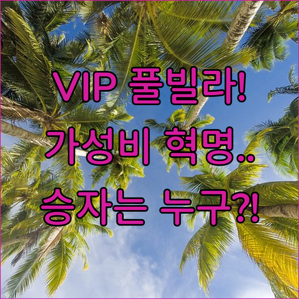 푸켓 럭셔리 풀빌라 크레스트와 가성비 끝판왕 팔미라 파통 당신의 선택은