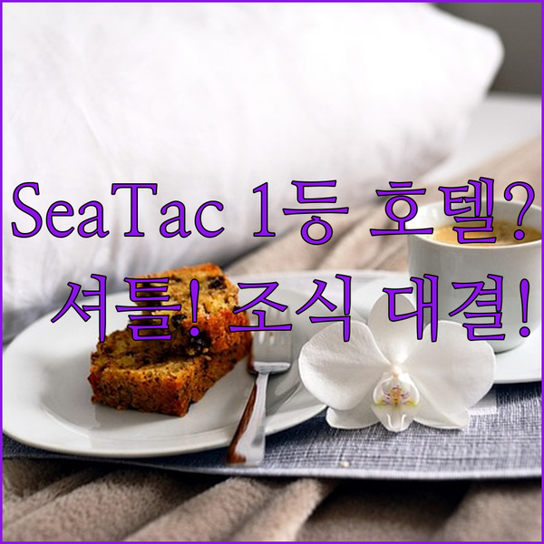 최고의 SeaTac 호텔은 어디? 무료 셔틀부터 최강 조식까지 비교 분석