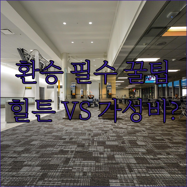 프랑크푸르트 공항 환승 경유 숙소 대결 터미널 직결 힐튼 가성비 스테이시티 승자는