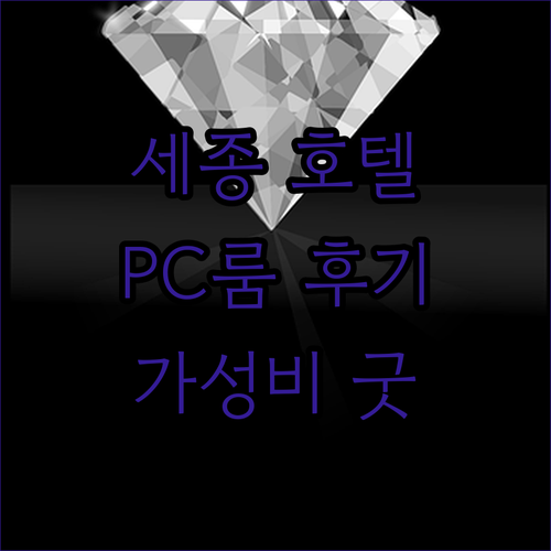 아늑 호텔 세종, PC룸 후기! 디럭스룸 가성비에 깜짝 놀랐어요!