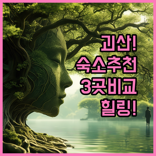 괴산 숙소 추천 3곳 비교 분석, 자연 힐링 여행 완성하기